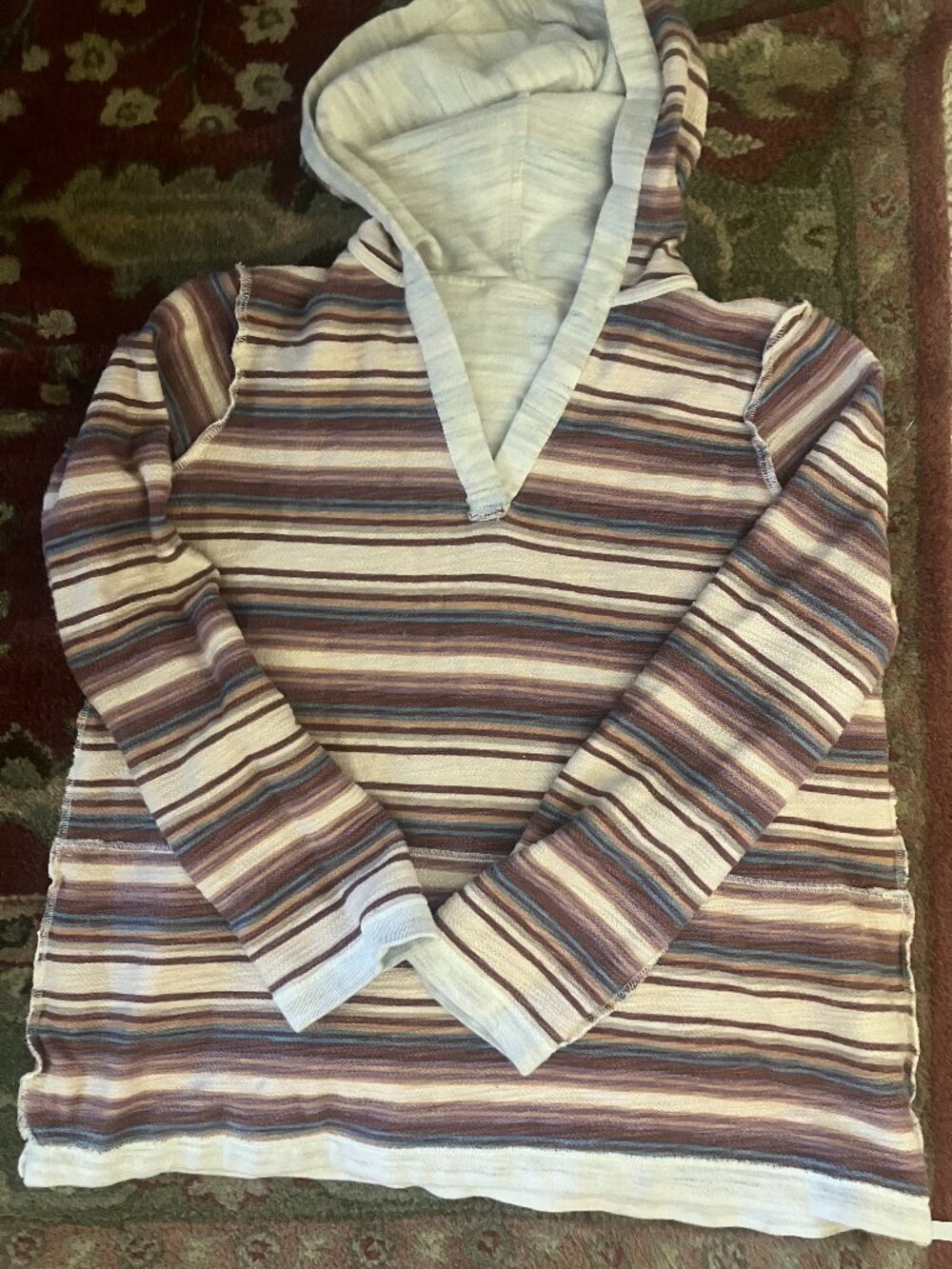 J Jill Reversible Hoodie Size M